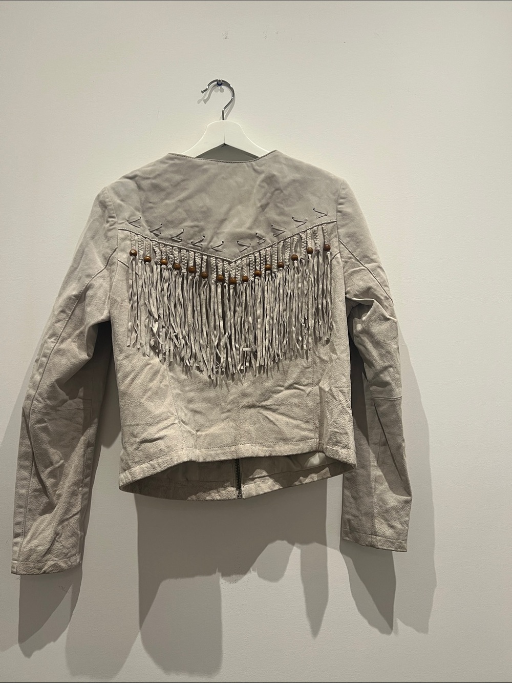 Womens Suède Fringe Jacket Medium - Picture 2 of 11